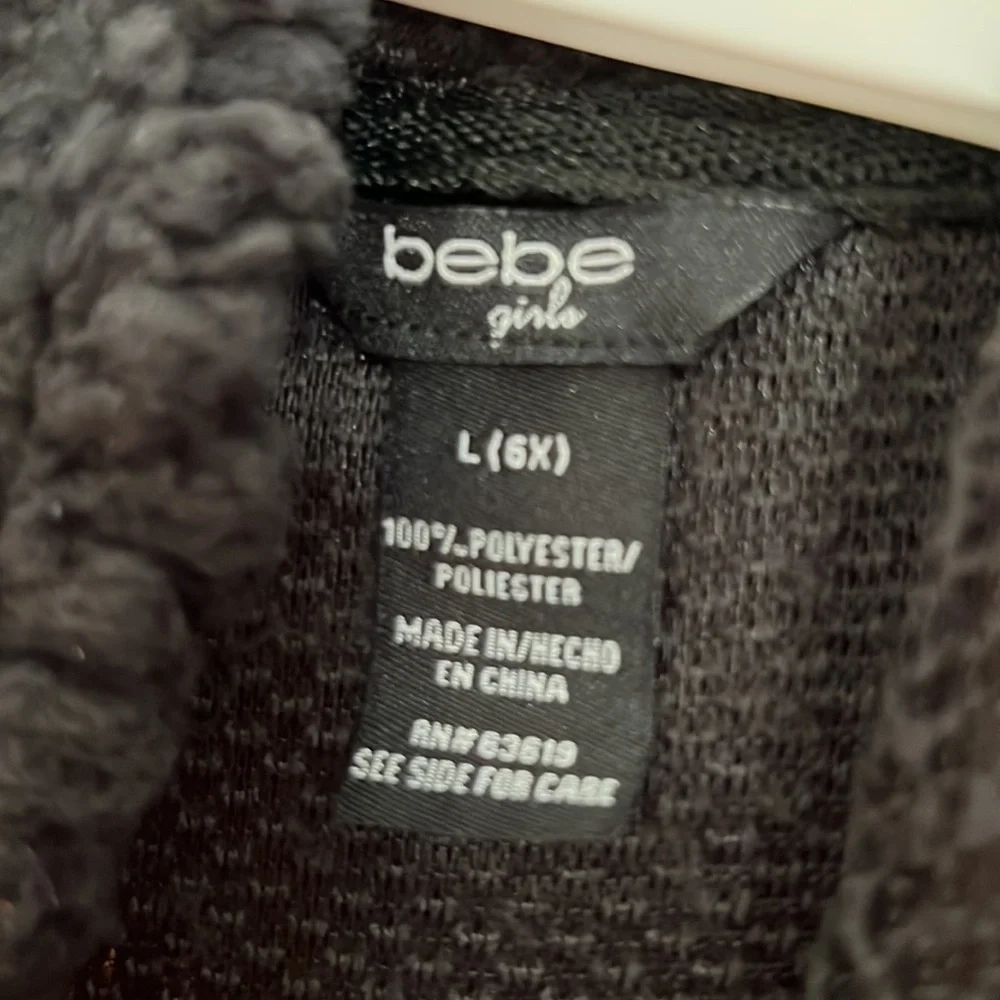 Bebe leopard fuzzy hoodie - Picture 6 of 6